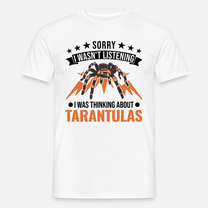 Tarantel Geschenk Spinne Tarantula - Männer T-Shirt - Weiß