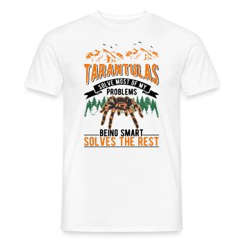 Tarantula Spider Tarantula - Men's T-Shirt - white - Front - AI Model Male 178 dark (178cm)