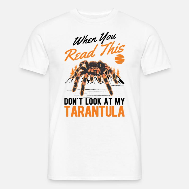 Tarantel Geschenk Spinne Tarantula - Männer T-Shirt - Weiß