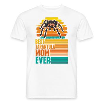 Meilleure maman Tarantula Jamais Tarantel Mama - T-shirt homme - blanc - Devant - AI Model Male 178 dark (178cm)