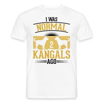 Kangal Anatolian Berger Chien Karabash - T-shirt homme - blanc - Devant - AI Model Male 178 dark (178cm)