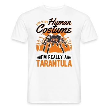 Tarantel Halloween Spinne Tarantula - Männer T-Shirt - Weiß - Vorne - AI Model Male 178 dark (178cm)