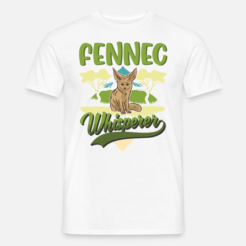 Fennec Whisperer Fennec Desert Fox - Men's T-shirt - white