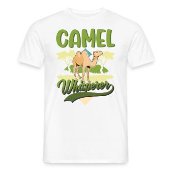 Camel Whisperer Camel Whisperer Big Camel - Men's T-Shirt - white - Front - AI Model Male 178 dark (178cm)