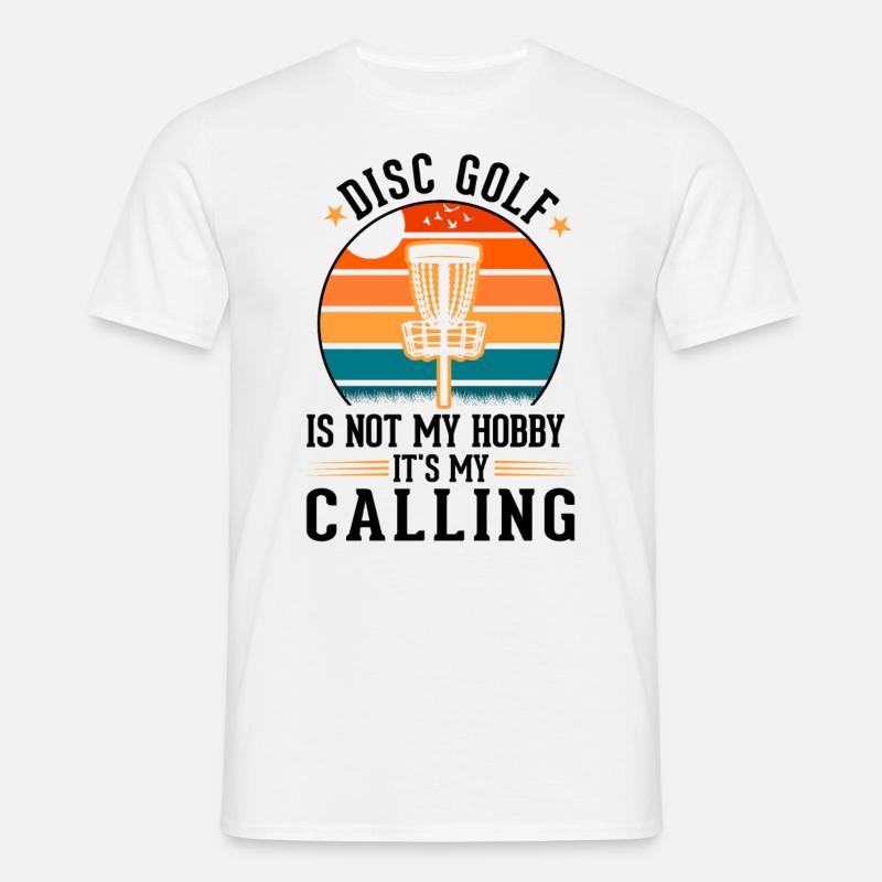Discgolf Wurfscheibe Disc Golf - Men's T-Shirt - white