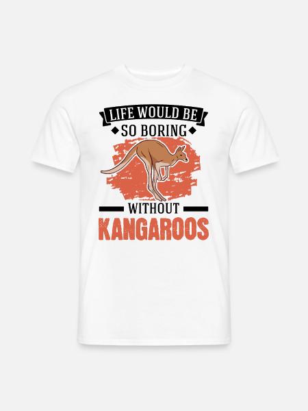 Australian Kangaroo Australia Kangaroo - Men's T-Shirt - white