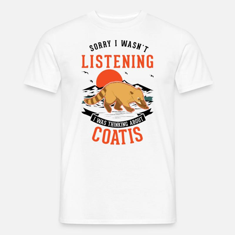 Coati Gift Proboscis Bear Coati - Men's T-Shirt - white