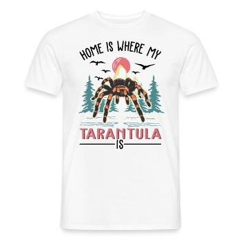 Zuhause ist wo meine Tarantel ist - Männer T-Shirt - Weiß - Vorne - AI Model Male 178 dark (178cm)