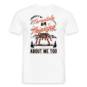 Tarantula Spider Tarantula - Men's T-Shirt - white - Front - AI Model Male 178 dark (178cm)