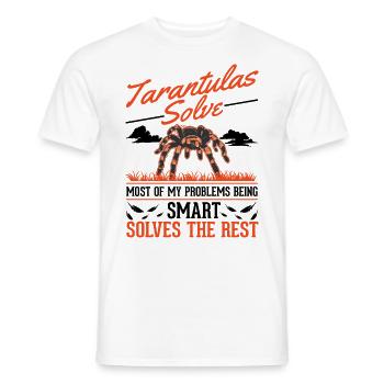 Tarantula Spider Tarantula - Men's T-Shirt - white - Front - AI Model Male 178 dark (178cm)