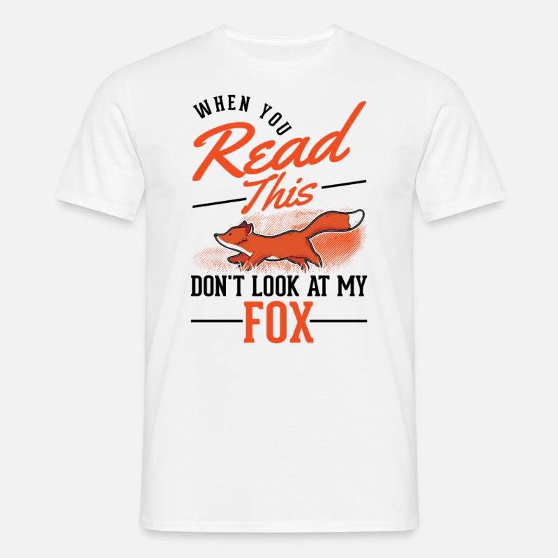 Fox Gift Red Fox - Men's T-Shirt - white