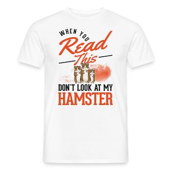 Hamster cadeau Hamster or Hamster - T-shirt homme - blanc - Devant - AI Model Male 178 dark (178cm)