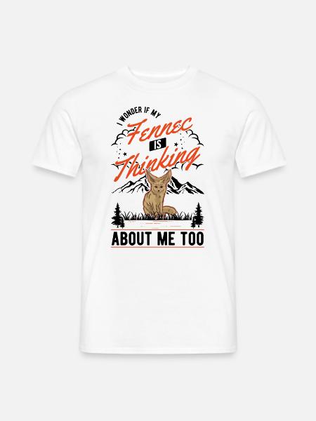 Fennec Gift Fennec Desert Fox - Men's T-Shirt - white