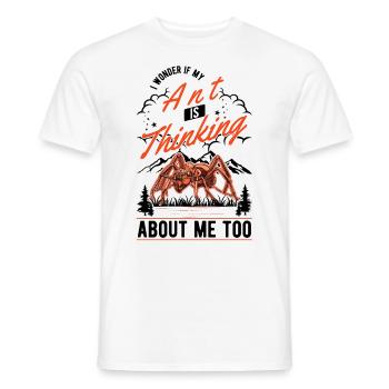 Ameisen Ameisenfarm Ameisenhaufen Feuerameisen - Männer T-Shirt - Weiß - Vorne - AI Model Male 178 dark (178cm)