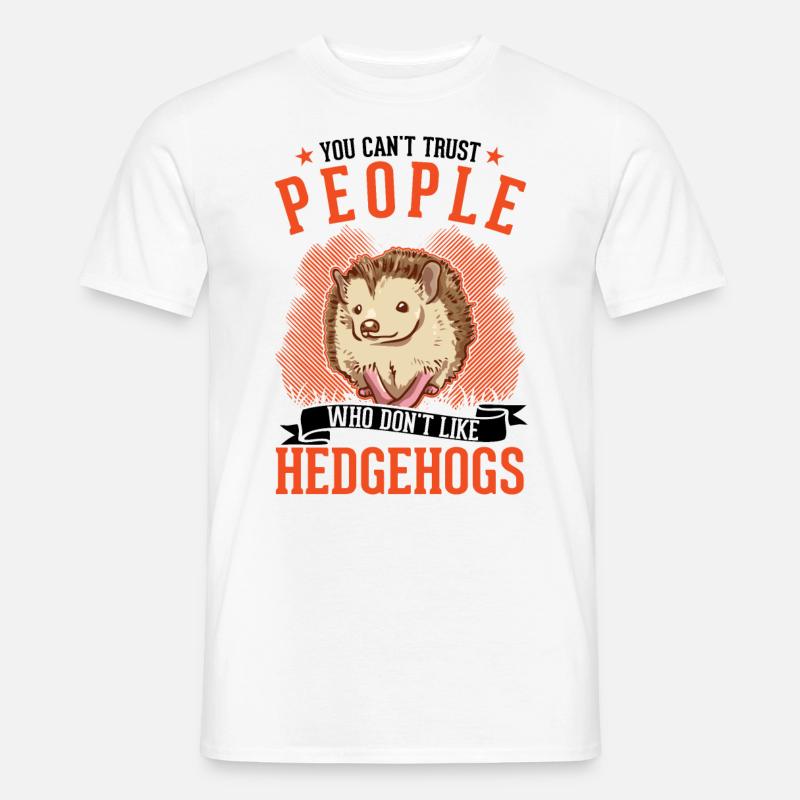 Igel Geschenk Stacheligel - Männer T-Shirt - Weiß