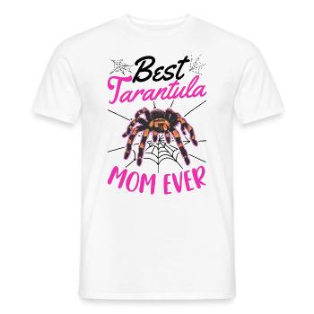 Meilleure maman tarentule de tous les temps Tarantel Mama - T-shirt homme - blanc - Devant - AI Model Male 178 dark (178cm)