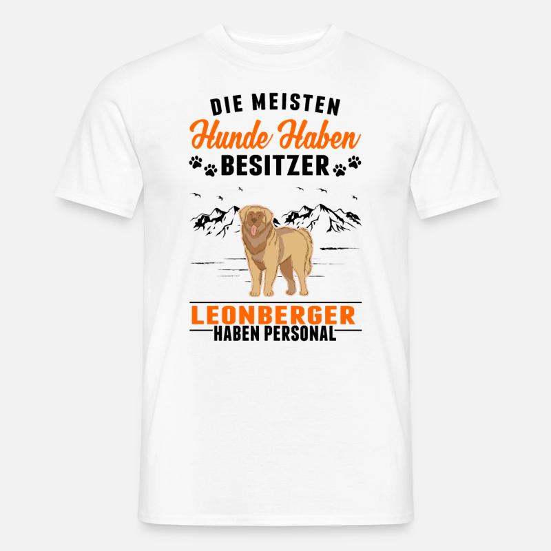Leonberger Personal - Männer T-Shirt - Weiß