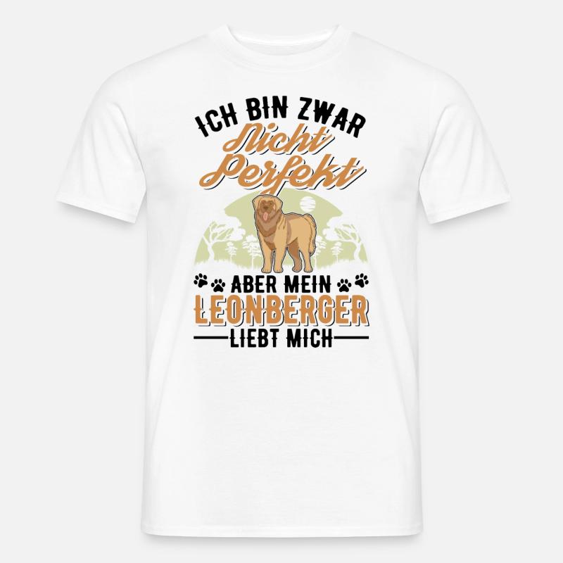 Leonberger Geschenk - Männer T-Shirt - Weiß