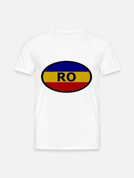 The fans from Romania - Men's T-Shirt - white