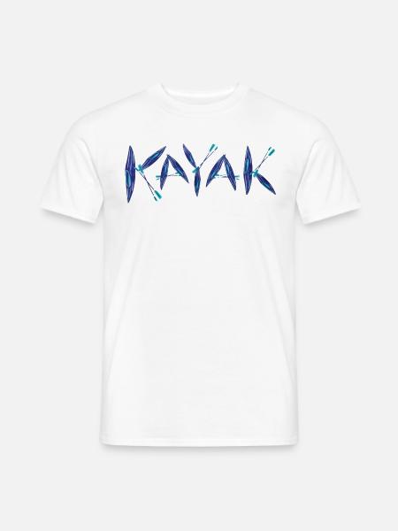Kajak Geschenk Kajakfahrer Kanu-Kajak - Männer T-Shirt - Weiß