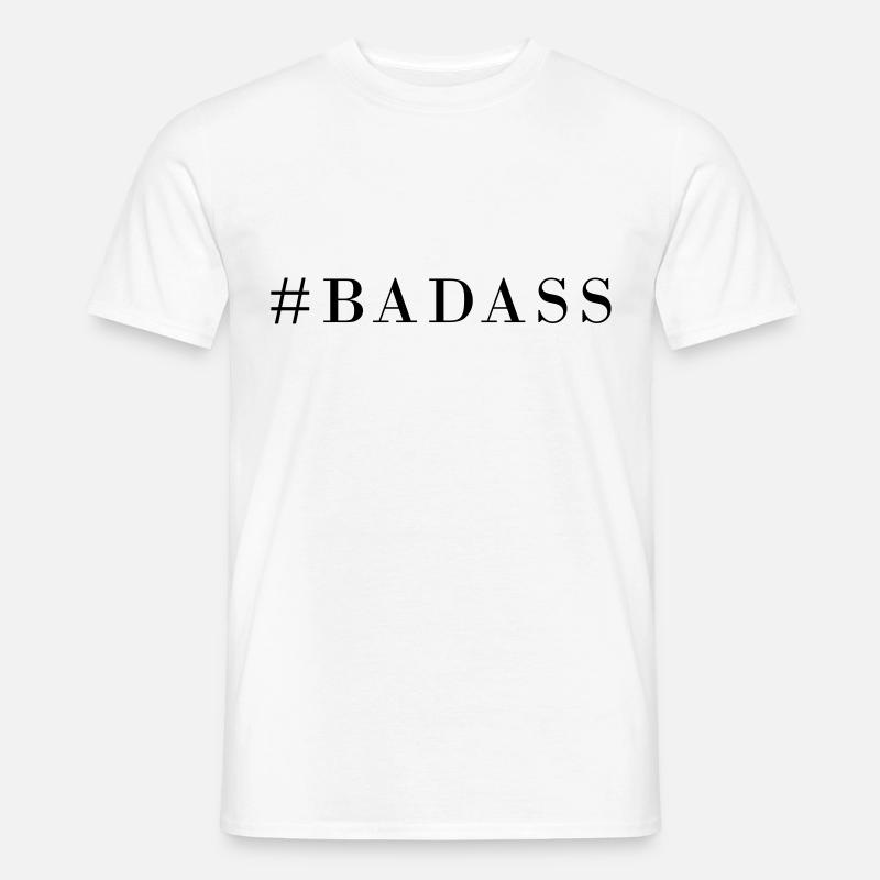 Raute Badass - Männer T-Shirt - Weiß