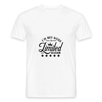 limited edition - Men's T-Shirt - white - Front - AI Model Male 178 dark (178cm)