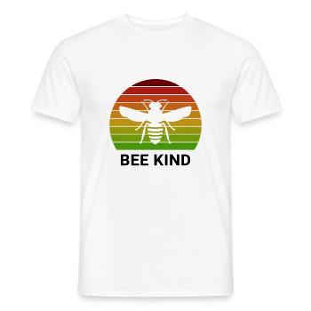 Bee Enfant - Bee T-shirt - T-shirt homme - blanc - Devant - AI Model Male 178 dark (178cm)