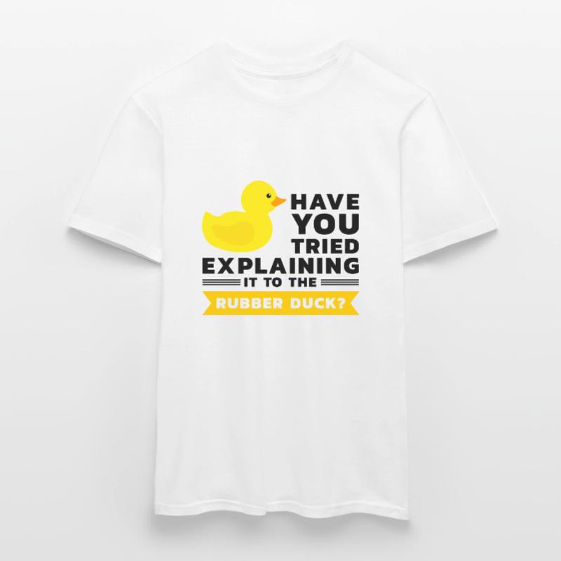 Programmierer Gummiente Debug Männer T-Shirt