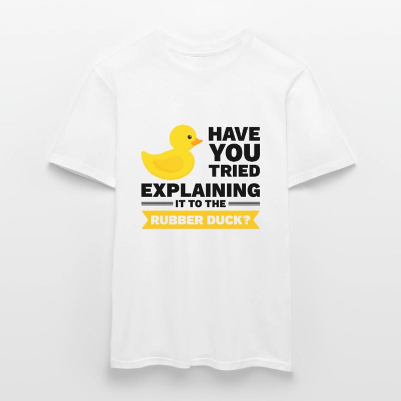 Programmierer Gummiente Debug Männer T-Shirt