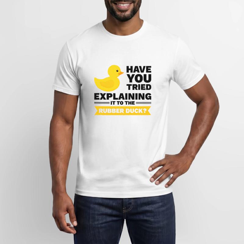 Programmierer Gummiente Debug Männer T-Shirt