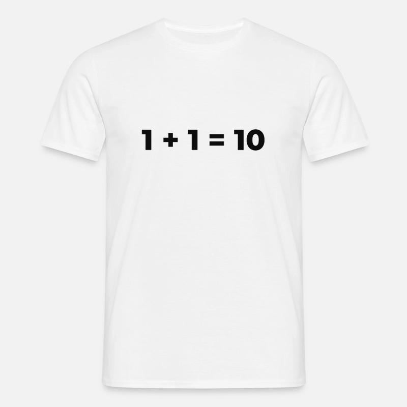 Programmer Binary - Men's T-Shirt - white