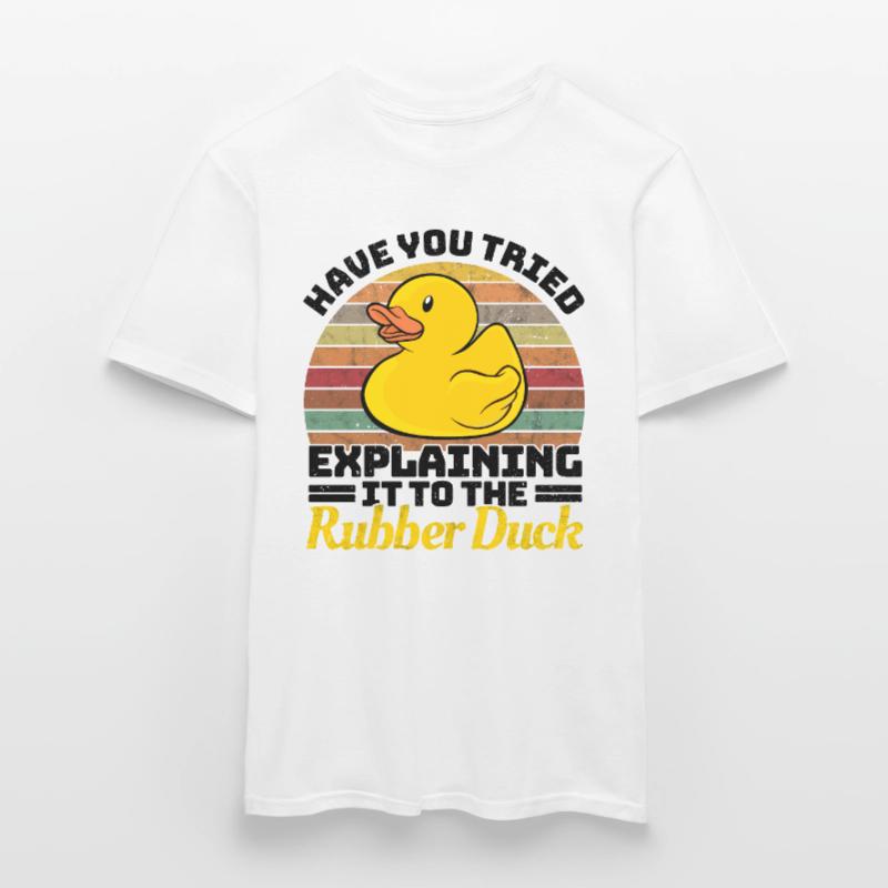 Programmeur Programmation Canard Caoutchouc Canard T-shirt homme