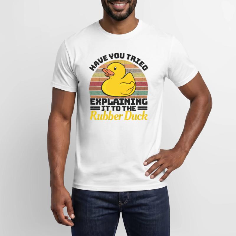 Programmeur Programmation Canard Caoutchouc Canard T-shirt homme