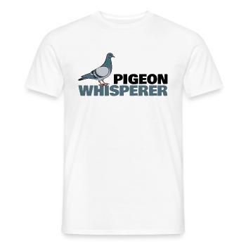 Pigeons Whisperer Pigeon Carrier Pigeon Retro Gift - Men's T-Shirt - white - Front - AI Model Male 178 dark (178cm)