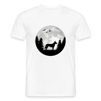 Hollandse Herder Mond Holländischer Schäferhund - Männer T-Shirt - Weiß - Vorne - AI Model Male 178 dark (178cm)