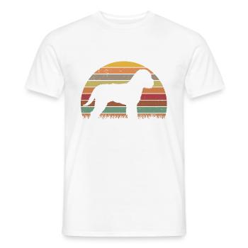 Lagotto Romagnol Vintage Lagotti Retro Cadeau - T-shirt homme - blanc - Devant - AI Model Male 178 dark (178cm)