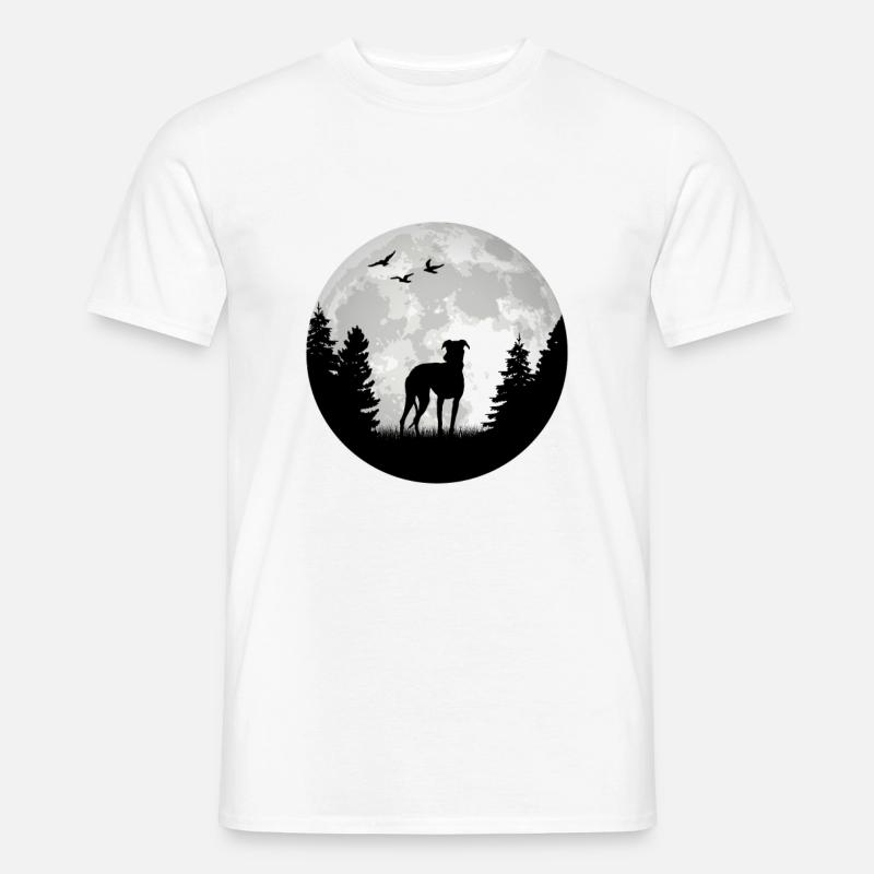 Galgo Español Spanischer Windhund - Männer T-Shirt - Weiß