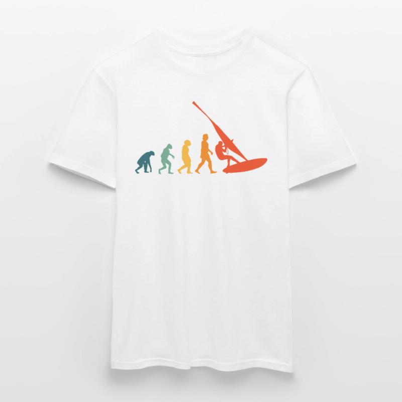 Windsurffer Evolution Retro Windsurfing Windsurf T-shirt homme