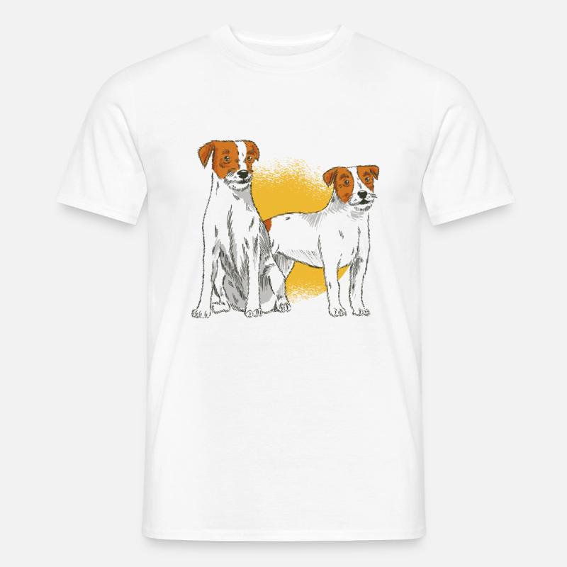 Parson Russell Terrier - Männer T-Shirt - Weiß