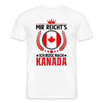 Kanada Urlaub Spruch Toronto Reise Geschenk - Männer T-Shirt - Weiß - Vorne - AI Model Male 178 dark (178cm)