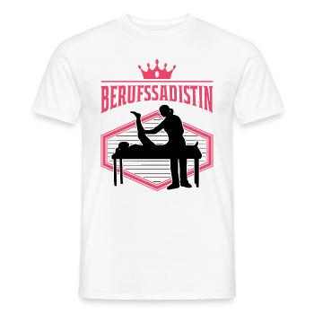 Berufssadistin Physiotherapeut Physio - Männer T-Shirt - Weiß - Vorne - AI Model Male 178 dark (178cm)