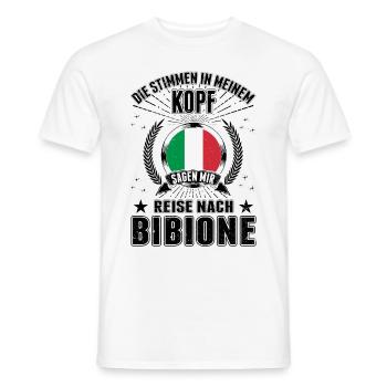 Bibione Stimmen Italien Urlaub Reise Geschenk - Männer T-Shirt - Weiß - Vorne - AI Model Male 178 dark (178cm)