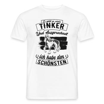 Irish Tinker Pferd Spruch - Männer T-Shirt - Weiß - Vorne - AI Model Male 178 dark (178cm)