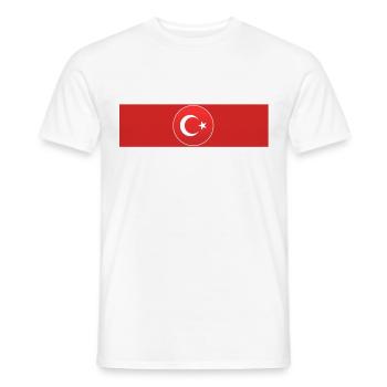 Türkiye - Türkei - Ay Yildiz - Turkey - Männer T-Shirt - Weiß - Vorne - AI Model Male 178 dark (178cm)