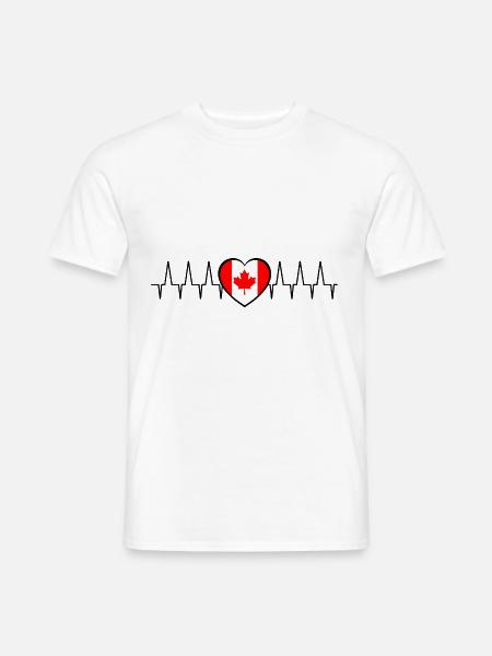 Die kanadische Frequenz - Männer T-Shirt - Weiß