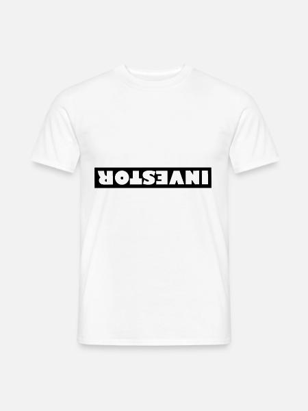 Die Börsen Investoren - Männer T-Shirt - Weiß