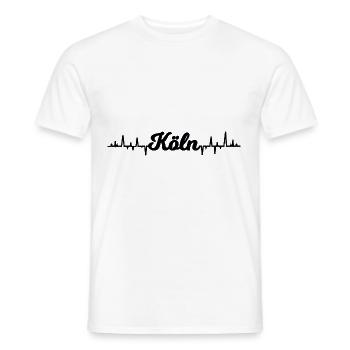 Le Cologne Pulse - T-shirt homme - blanc - Devant - AI Model Male 178 dark (178cm)