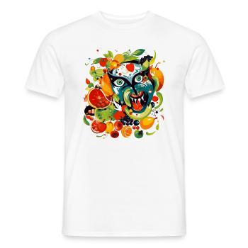 Tiro, die monströsen Früchte - Männer T-Shirt - Weiß - Vorne - AI Model Male 178 dark (178cm)