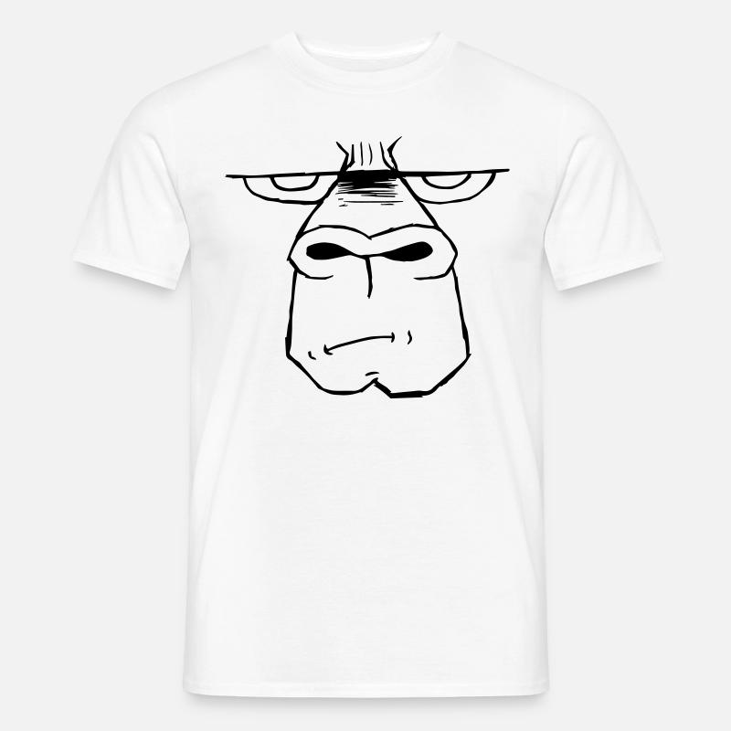 Ape - Männer T-Shirt - Weiß