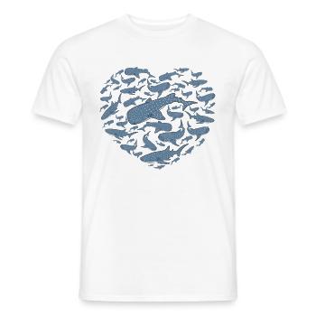 Whale Shark Gift Idea Whale Shark Shirt Kids Whale Shark - Men's T-Shirt - white - Front - AI Model Male 178 dark (178cm)